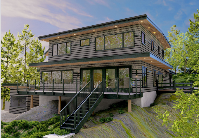 Modern Hillside Residence