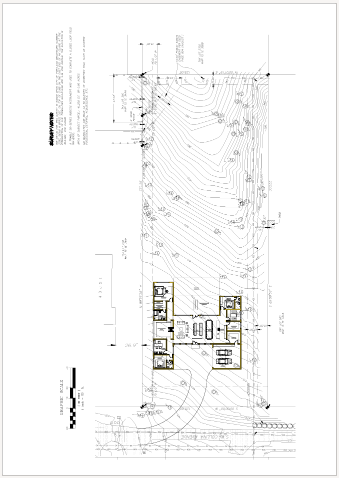 Contour House Site Plan